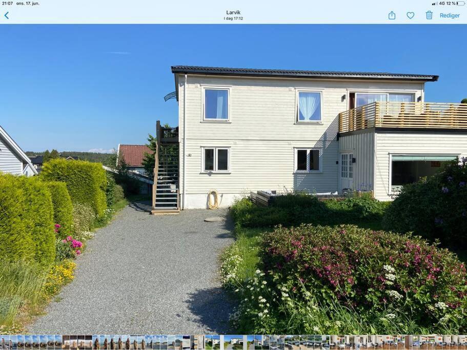 Lys Og Trivelig Leilighet I Larvik Kültér fotó